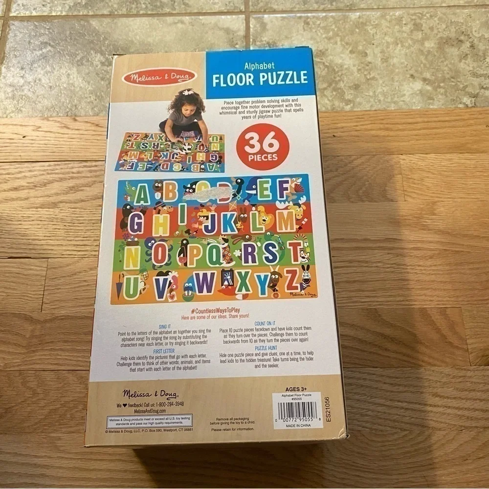Melissa & Doug Alphabet Floor Puzzle 36 Pieces ABC Kids Toy